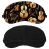 2 Pack Sleep Eye Mask for Women Men, Soft Breathable Eye Cove No Pressure Blackout Night Blindfold for Sleeping Light Blocking with Adjustable Strap, Colorful Musical Instruments C view 2