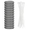 Lint Traps for Washing Machine Hose Stainless Steel Lint Snare Traps Laundry Mesh Washer Hose Filter 12 Pieces with 12 Pcs Cable Ties view 1