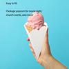 100Pcs Paper Popcorn Bags, Greaseproof Popcorn Bags for Parties and Events, Popcorn Machine view 3
