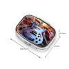 Magic Electric Guitar Music Pill Box 2 Compartment Square Portable Pill Case for Pocket or Purse Small Weekly Medicine Planner Travel Pillbox with Mirror Decorative Metal Vitamin Holder Gifts view 4