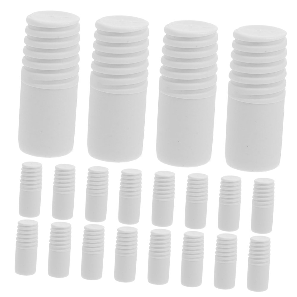 CALLARON 20pcs Threaded Replacement Mop Head Broom Handle Tips Hollow Rod for Home Commercial Cleaning Tools Versatile Secure and Convenient Cleaning Accessory