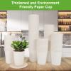 BZOM Coffee Cups, 120 Pack 8 Oz Paper Cups, Disposable Paper Coffee Cups 8 Oz, Hot White Water Cups, Disposable Cups for Juice Water Tea, Using for Party Home Office Travel view 4