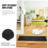 LIFKOME Home Indoor Sweeping Robot Climbing Mat Threshold & Wheelchair Ramps for Doorway Push Entry Ramp Pads Broom Service Transitioning Scooter Small Modular Carpet Sweeper Rubber Black view 4