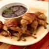 Manchester Farms Bacon Wrapped Quail Leg, Marinated, Partially Boned, 80 Count, All-Natural, Certified Humane view 1