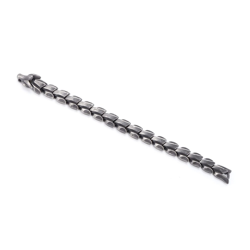 ZJchao Steel Metal Stylish Punk Bracelet Jewelry Men for School Party Daily Wear