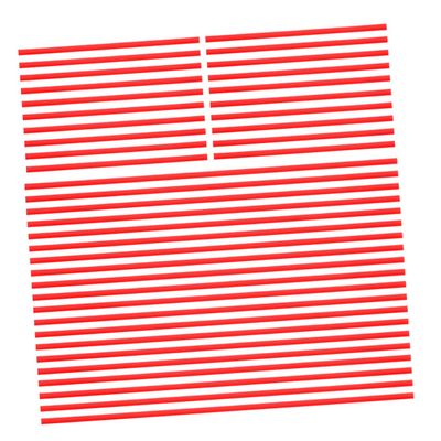 ELAYARD 40pcs Red Plastic Sprayer Can Tubes for Precision Spraying
