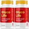(2 Pack) GlucoLife Capsules - Official GlucoLife Premium Formula Supplement Pills, Advanced Support Formula for Wellness & Overall Health, All Natural Ingredients GlucoLife, 60 Capsules for 2 Months view 1