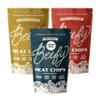 Beefy Meat Chips Variety Pack | 13g Protein Per Serving, Prime Brisket Jerky Chips with Real Salt | High Protein Low Sugar Snack | Carnivore Diet Friendly | 2.5 oz. Bags, 3 Pack view 1
