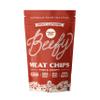 Beefy Meat Chips Spicy Cayenne Flavor | 13g Protein Per Serving, Prime Brisket Jerky Chips with Real Salt | High Protein Zero Sugar Snack | Carnivore Diet Friendly | 5 oz. Bag, 1 Pack