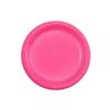 EcoQuality 7 inch Round Hot Pink Plastic Salad Plates Heavy-Duty Disposable Party Plates for Birthdays, BBQs, Picnics & Events for Catering, Weddings, and Holiday Gatherings (90) view 1