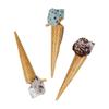 Caspari Ice Cream Cones Celebration party favor - 8 party favor Per Box view 4