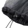 PHOGARY Mosquito Head Net Mesh, Head Face Neck Face Cover Fly Netting Hood from Midges Bugs Gnats, Fits Hats & Caps, 4 Pack with Carry Bags, Black view 4
