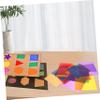 Angoily 84sheets Cellophane Paper Sheets Diy Wrapping Decorative Wraps Square Craft Cellophane view 3