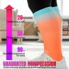 bropite 3/4 Pairs Plus Size Compression Socks for Women & Men 20-30 mmhg-Extra Wide Calf Support Socks for Medical,Running view 4