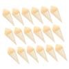 MAGICLULU 50pcs Ice Cream Cones for Party Events Charcuterie Holders Miniature Ice Cones Crafted from Sustainable Wood view 1