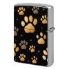 Dog Paw Print Lighter Case, Personalized Metal Lighter Sleeve, Double-Sided Lighters Cover for Standard Lighters, Stylish & Unique Idea view 1