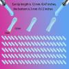 100 Pieces Ear Cleaner Tips, Ear Cleaner Replacement Tips, Silicone Ear Wax Removal Tool Cap for Ear Cleaner with Camera Blue view 4