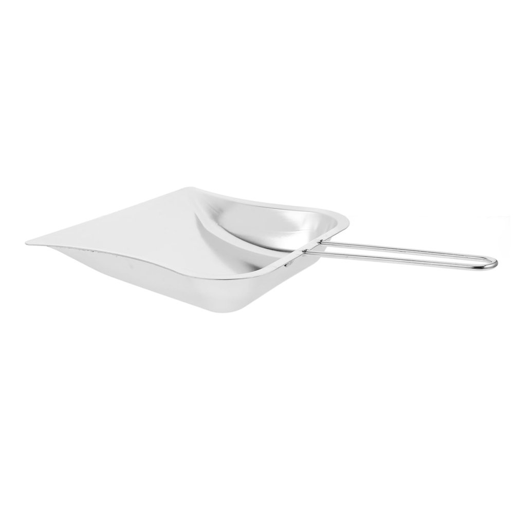 MAGICLULU Mini Metal Dustpan Stainless Steel Dust Brush Handle for Desktop Kitchen Workshop Garage Cleaning