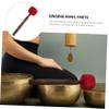 Kisangel 1pc Unique Singing Bowl Stick for Meditation Pu Mallet for Sound Bowls for Relaxation Nepal Handcrafted Accessory view 4