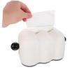 MAGICLULU Living Room Shell-shaped Tissue Box Holder for Napkins Elegant Nordic Design Handle Sturdy Material for Home Use for Dining Tables and Desks view 2