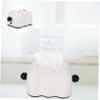 MAGICLULU Living Room Shell-shaped Tissue Box Holder for Napkins Elegant Nordic Design Handle Sturdy Material for Home Use for Dining Tables and Desks view 4