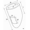 Wall-mounted Stainless Steel Urinal for Man, Intelligent Flushing Urinals for Men's Adult, Household/Commercial Sensor Male Toilet, Public Toilet Urinal, Adult Urinal for Bathroom Garage Bar,Gold view 4