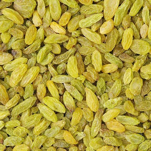 Dried Seedless Green Raisins Value Pack Pouch, 200 gm Green Kismis Healthy Snack Kishmish