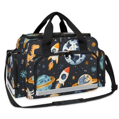 First Aid Bags Empty, Dinosaurs Space Emergency Bag First Aid Kit Multiple Compartment Kit Carrier On Call Trauma Bag for Paramedics Emergency Medical Supplies Kit