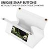 Cute Panda White Tissue Box Cover Rectangle PU Leather Cover for Tissue Boxes Modern Tissue Holder for Bathroom Office Tissue Holders Decorative Cute Napkin Holder for Kitchen Bedroom view 3