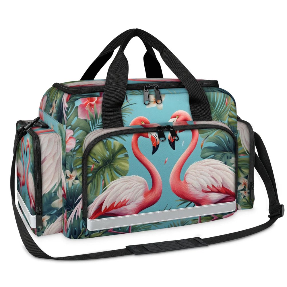 First Aid Bags Empty, Tropical Bird Emergency Bag First Aid Kit Multiple Compartment Kit Carrier On Call Trauma Bag for Paramedics Emergency Medical Supplies Kit