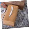 ABOOFAN 1pc Japanese Style Wooden Tissue Box Holder Decorative Tabletop Napkin Case for Home Office and Bedroom Convenient and Stylish Storage view 4