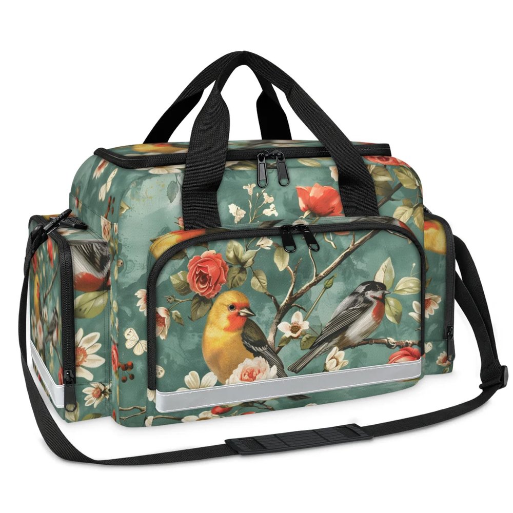 First Aid Bags Empty, Migratory Birds Emergency Bag First Aid Kit Multiple Compartment Kit Carrier On Call Trauma Bag for Paramedics Emergency Medical Supplies Kit