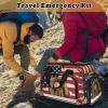 First Aid Bags Empty, Baseball Flags Emergency Bag First Aid Kit Multiple Compartment Kit Carrier On Call Trauma Bag for Paramedics Emergency Medical Supplies Kit view 4