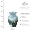 JAGSHASHI Dragon Keepsake Memorial Funeral Urn - Tiny Cremation Urns for Human Ashes Adult Female - Small Cremation Urn for Ashes for Women - Burial Urns - 3 Inch Set of 4 view 2