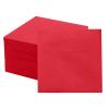 100 Pieces 2-ply Red Napkin Disposable Cocktail Napkins Dessert Napkins for Dinner Wedding Birthday Party Bridal Anniversary Reception Event (Red) view 1