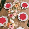 100 Pieces 2-ply Red Napkin Disposable Cocktail Napkins Dessert Napkins for Dinner Wedding Birthday Party Bridal Anniversary Reception Event (Red) view 4