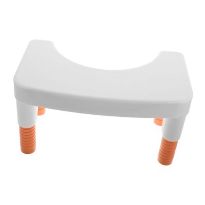 Milisten Adjustable Toilet Foot Stool for Adults Boys and Girls Ergonomic Squatting Stool Adjustable Height Portable Toilet Helper for Comfortable Bowel Movements Non- Design
