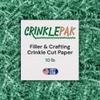 CrinklePak 8 Oz USA Made Light Green Crinkle Paper Filler | Great Shredded Paper For Gift Baskets, Shipping Packages, Gift Box, Basket Filler for Christmas, Birthdays, Weddings, Anniversaries | Light Green view 1