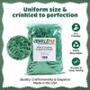 CrinklePak 8 Oz USA Made Light Green Crinkle Paper Filler | Great Shredded Paper For Gift Baskets, Shipping Packages, Gift Box, Basket Filler for Christmas, Birthdays, Weddings, Anniversaries | Light Green view 4