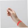 GALPADA 10pcs Silicone Wristbands Sports Bracelets Colors White Yellow Red Black for Events Team Activities and view 4