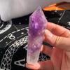 103g Natural Amethyst Crystal Wand Point with Stand Spiritual Healing, Energy Cleansing & Mystical Decor for Meditation & Rituals view 4
