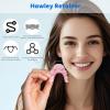 2 Custom Hawley Retainers for Teeth Retention Comfortable & Durable Upper & Lower Retainers, Personalized Fit view 4