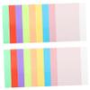 ERINGOGO 18 Pack Cellophane Sheets Pvc Hard Paper Colorful Craft Sheets for Creative Diy Projects