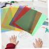 ERINGOGO 18 Pack Cellophane Sheets Pvc Hard Paper Colorful Craft Sheets for Creative Diy Projects view 2