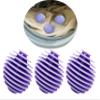 Mirrorever Laundry Balls Laundry Scrubbing Ball for Washer, Reusable Washing Machine Washer, Dryer Balls Agitator Ball for Washing Machine (3, Purple) view 1