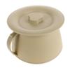 CALLARON Bedside Urinal Lid Pee Bucket Portable Urinal Boy Girl Potties Bedpan for Elderly Pee Container Made of Thick Plastic view 1