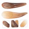 PartyKindom 2pcs Ox Horn Scraping Tools for Massage Durable Gua Sha for Daily Use Portable Relaxation Scrapers Natural Material Compact Design for Easy Storage view 3
