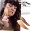 PartyKindom 2pcs Ox Horn Scraping Tools for Massage Durable Gua Sha for Daily Use Portable Relaxation Scrapers Natural Material Compact Design for Easy Storage view 4