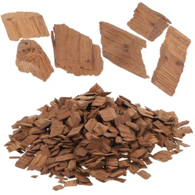 Healifty Medium Toasted Wine Oak Chips French Oak for Aging Wine Making Supplies