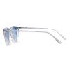 HELES Oversize Full Rim Sprin Hinge Blue Light Blocking Reading Glasses Magnetic Clip On Polarized Sunglasses UV400 Driving Computer Glasses-#1 Grey||+2.25 Strength view 4